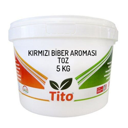Tito Poeder Rode Peper Aroma [Water Oplosbaar] 5 kg