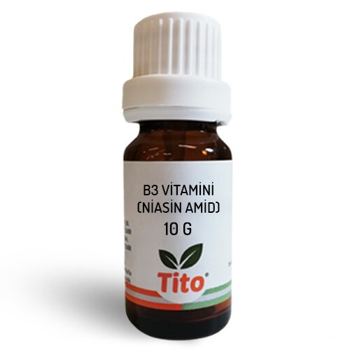 टीटो बी3 विटामिन (नियासिनमाइड) 10 ग्राम