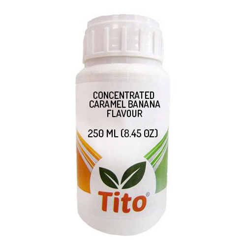 Tito Concentrated Caramel Banana Flavour 250 ml