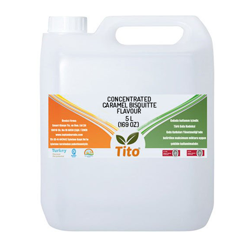 Tito Concentrated Caramel Bisquitte Flavour 5 L