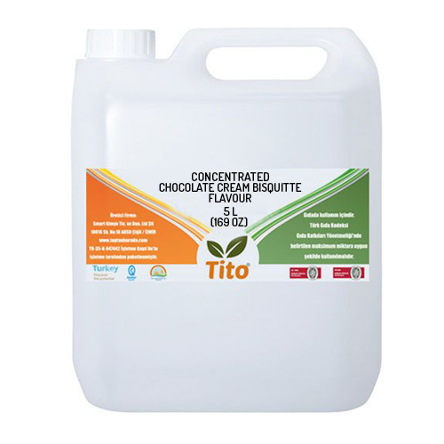 Tito Concentrated Chocolate Cream Bisquitte Flavour 5 L