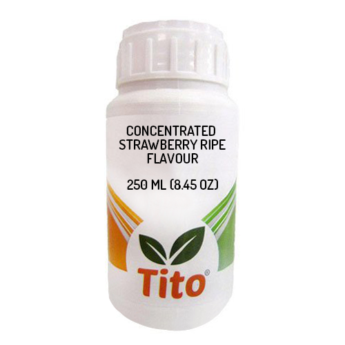 Tito Concentrated Strawberry Ripe Flavour 250 ml