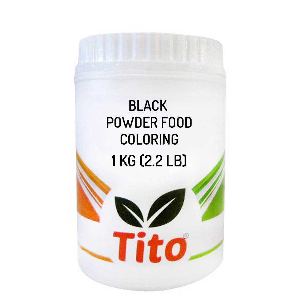 Tito Powder Black Food Coloring 1 kg