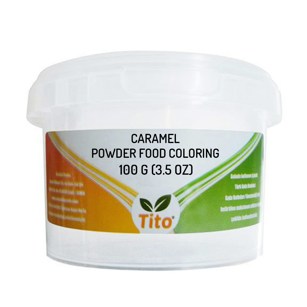 Tito Caramel Powder Food Coloring