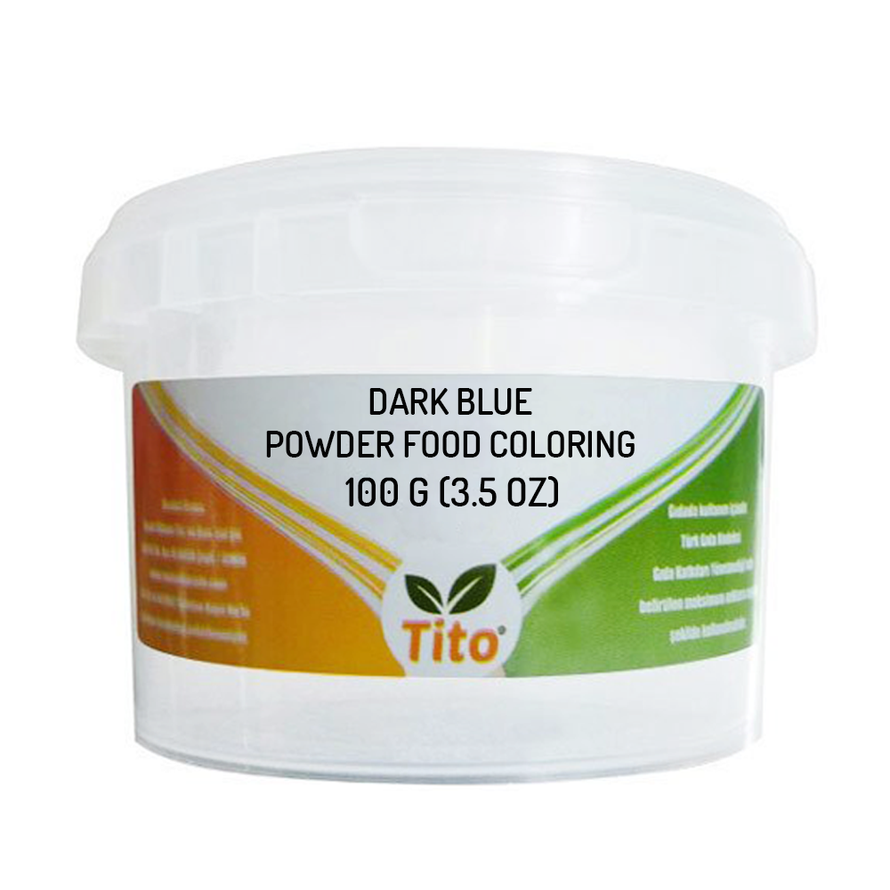 Tito Dark Blue Powder Food Coloring