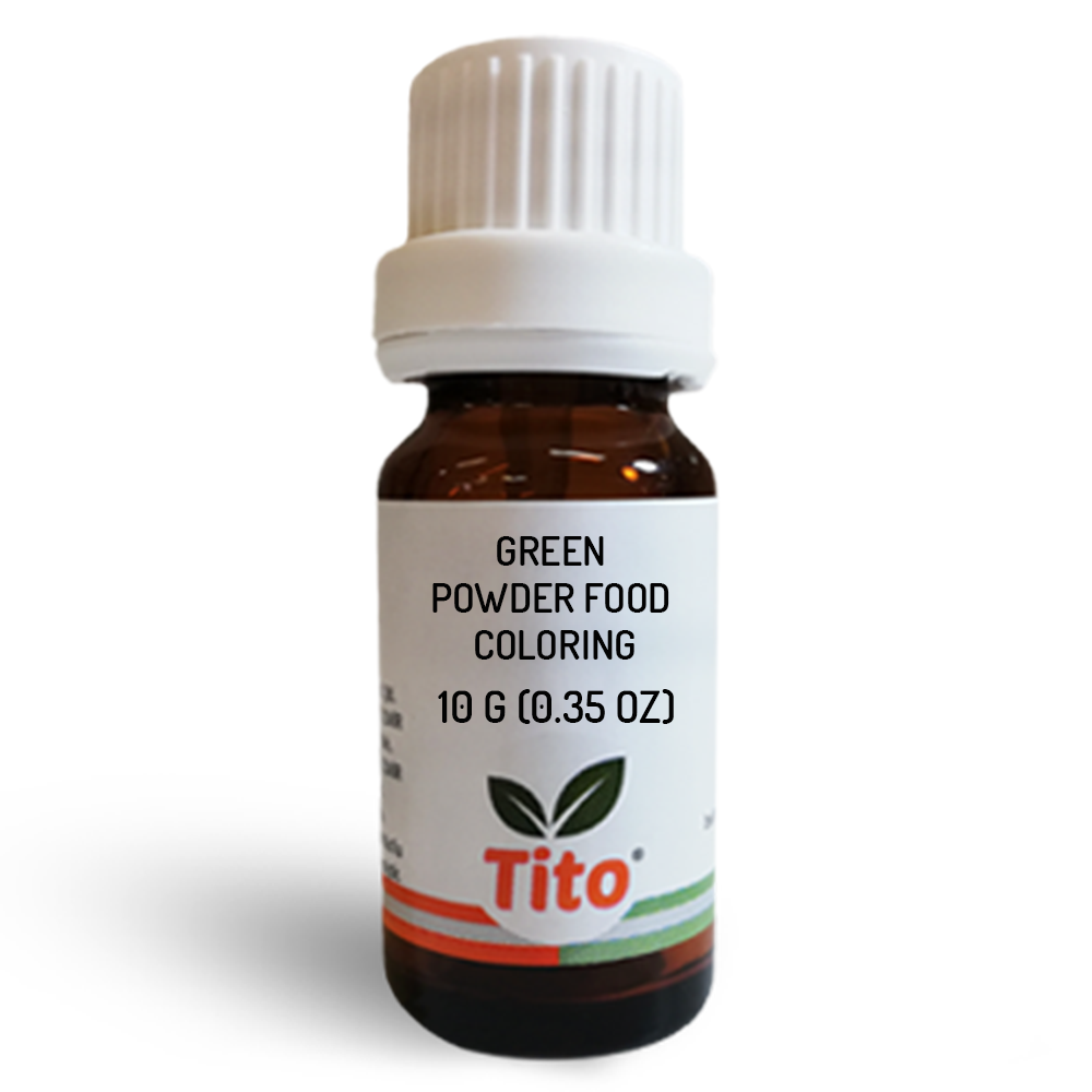 Colorante alimentare in polvere verde Tito